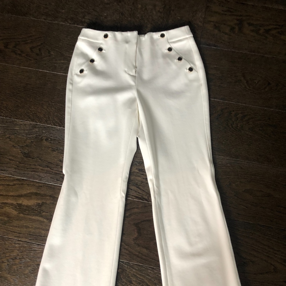 Cream White Trouser-White House Black Market